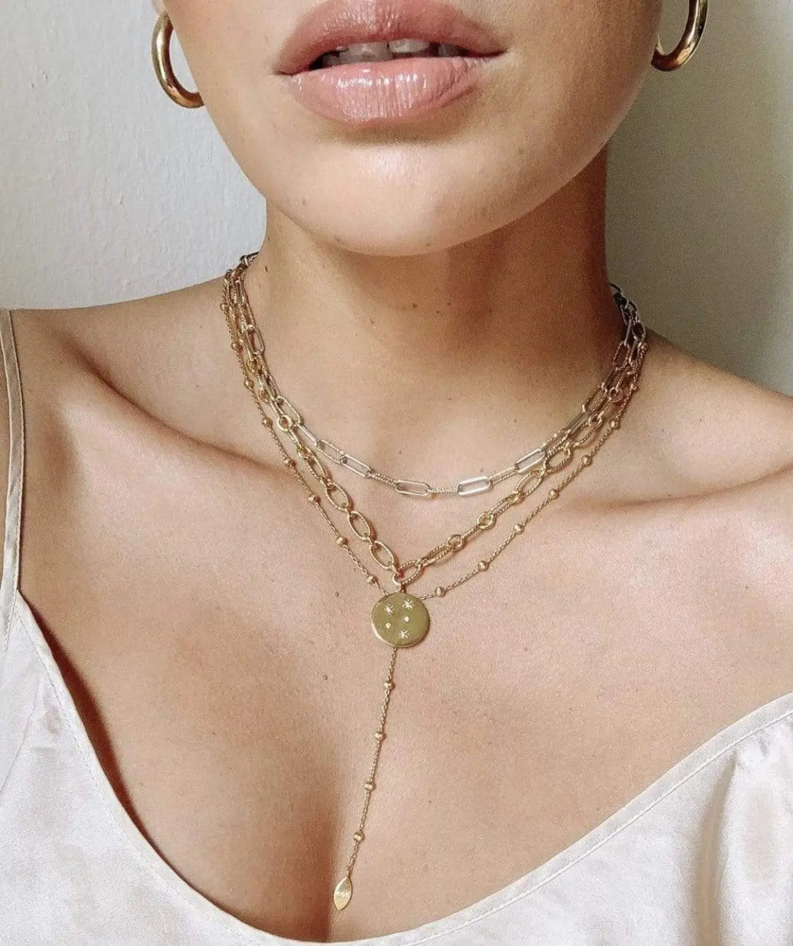 Yaeli Ball Chain Lariat