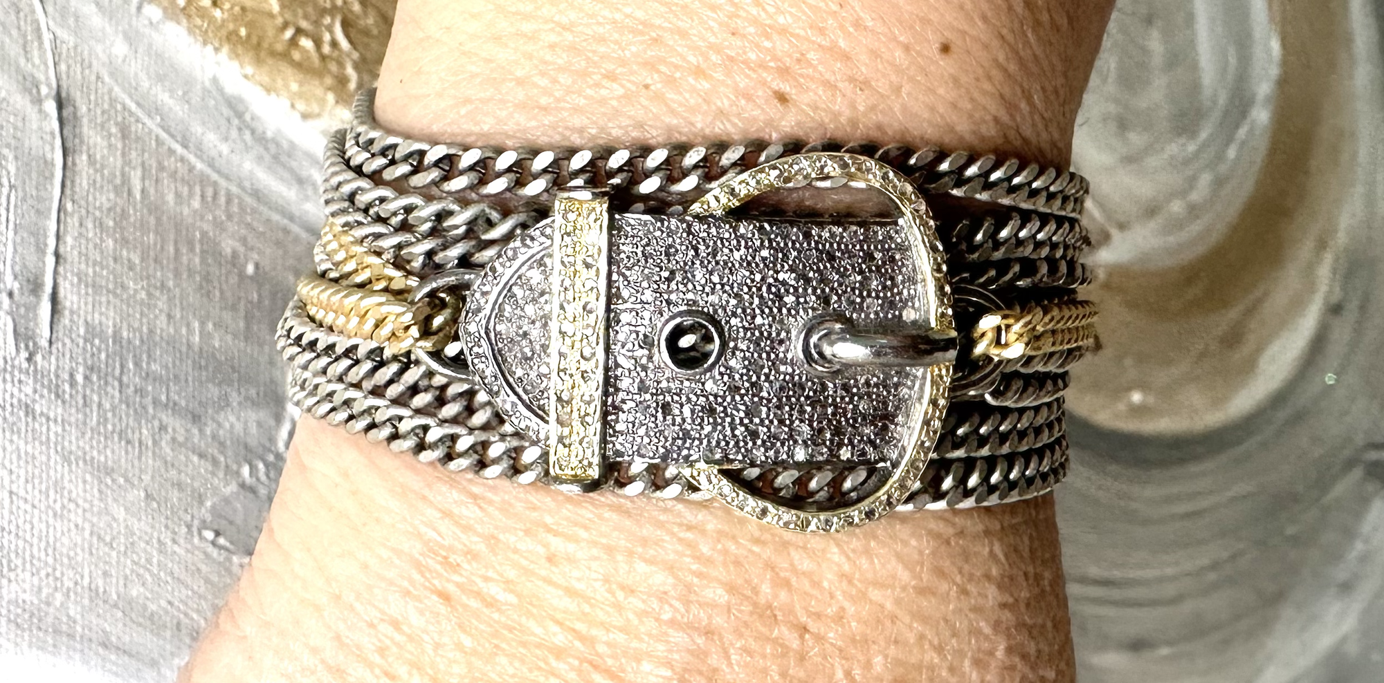 Diamond Buckle Bracelet