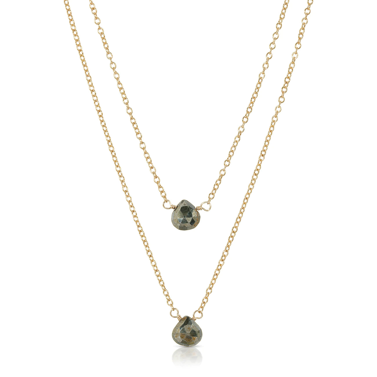 Gemstone Drape Necklace