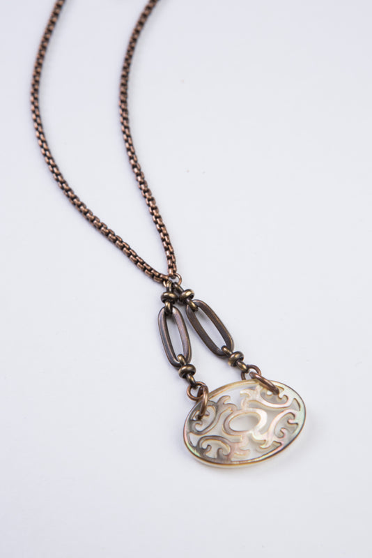 Ornate Cabochon Necklace
