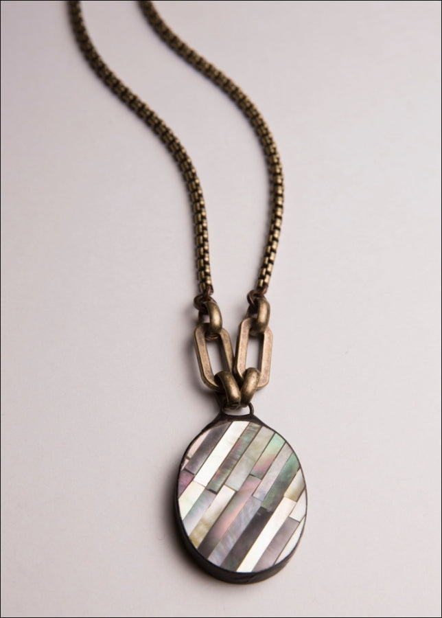 N2605 Abalone Shell Necklace