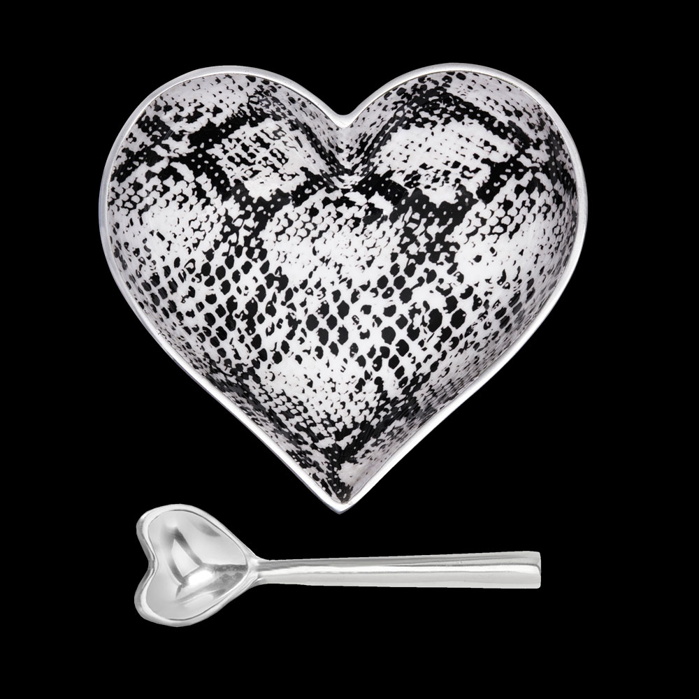 Heart Dish with Spoon