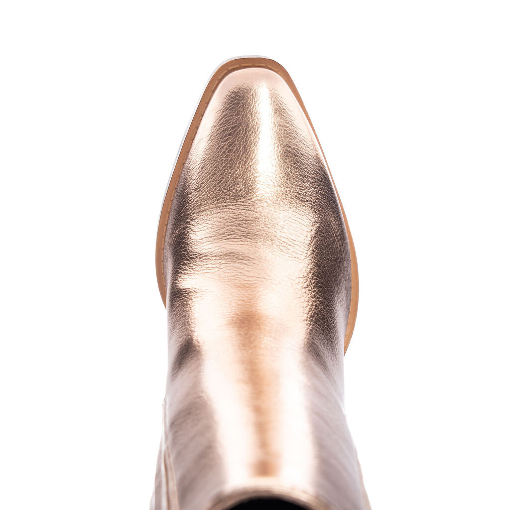Metallic Copper Boot