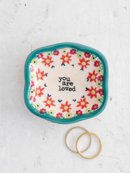 You are Loved Ceramic Dish