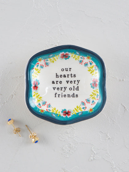 Old Friends Ceramic Dish