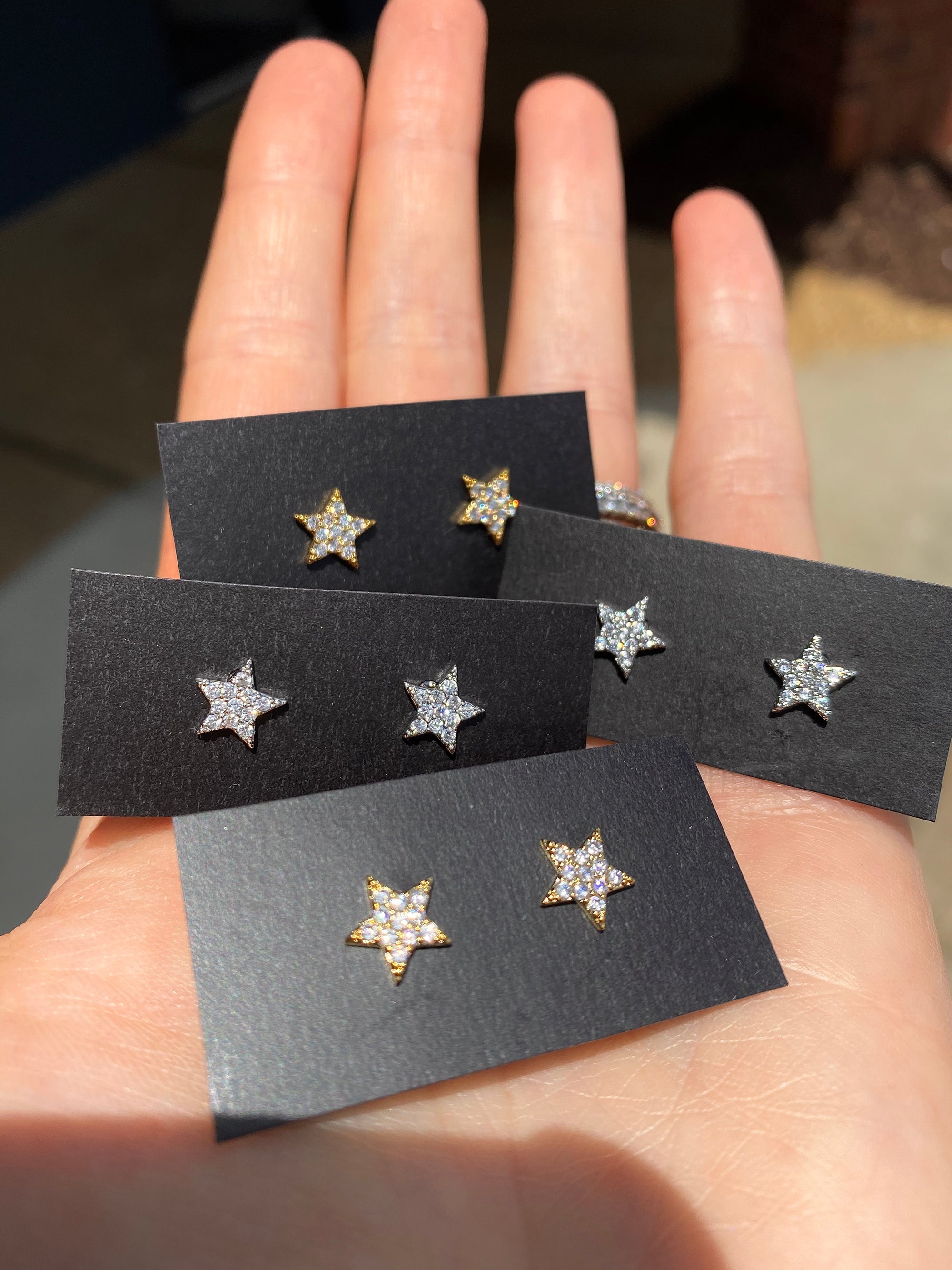 Small Star Post Earring