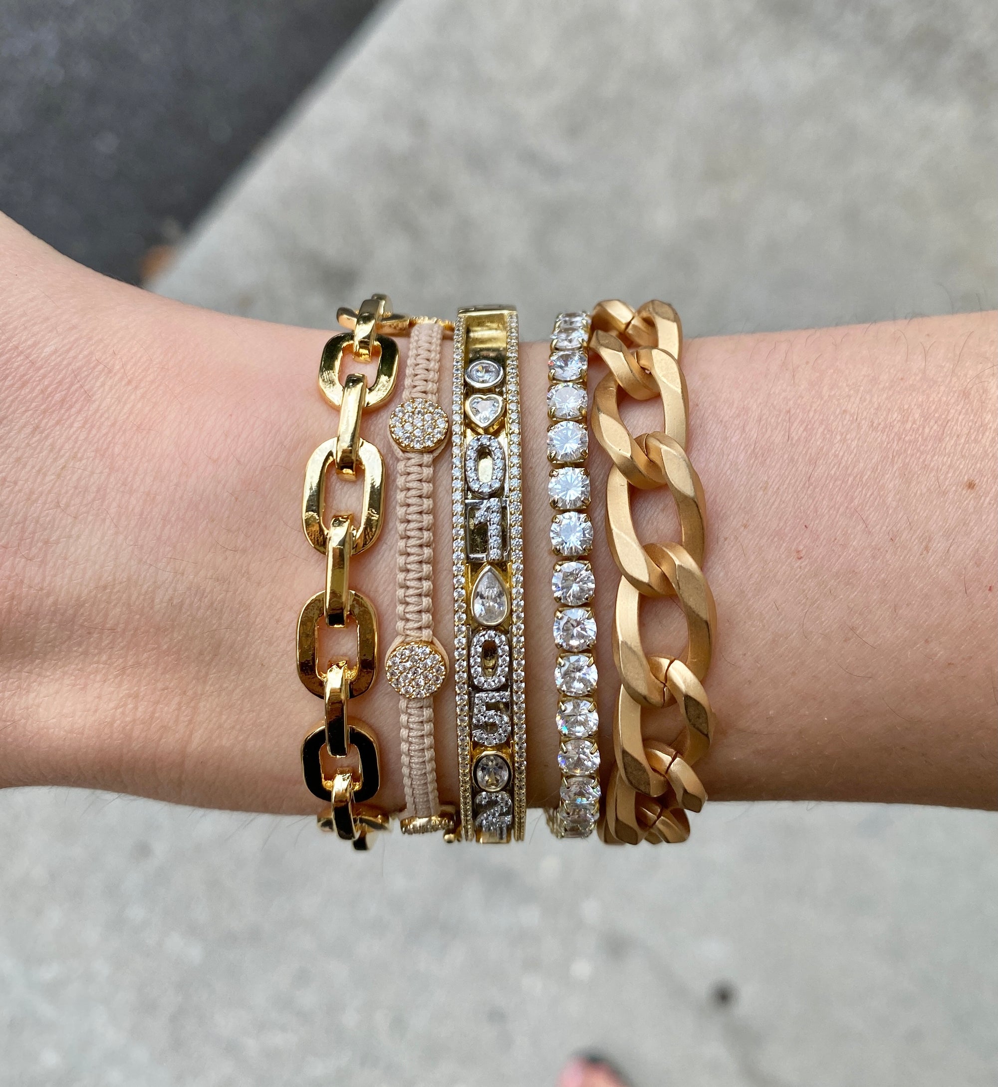 Braided Silk Cord Bracelet