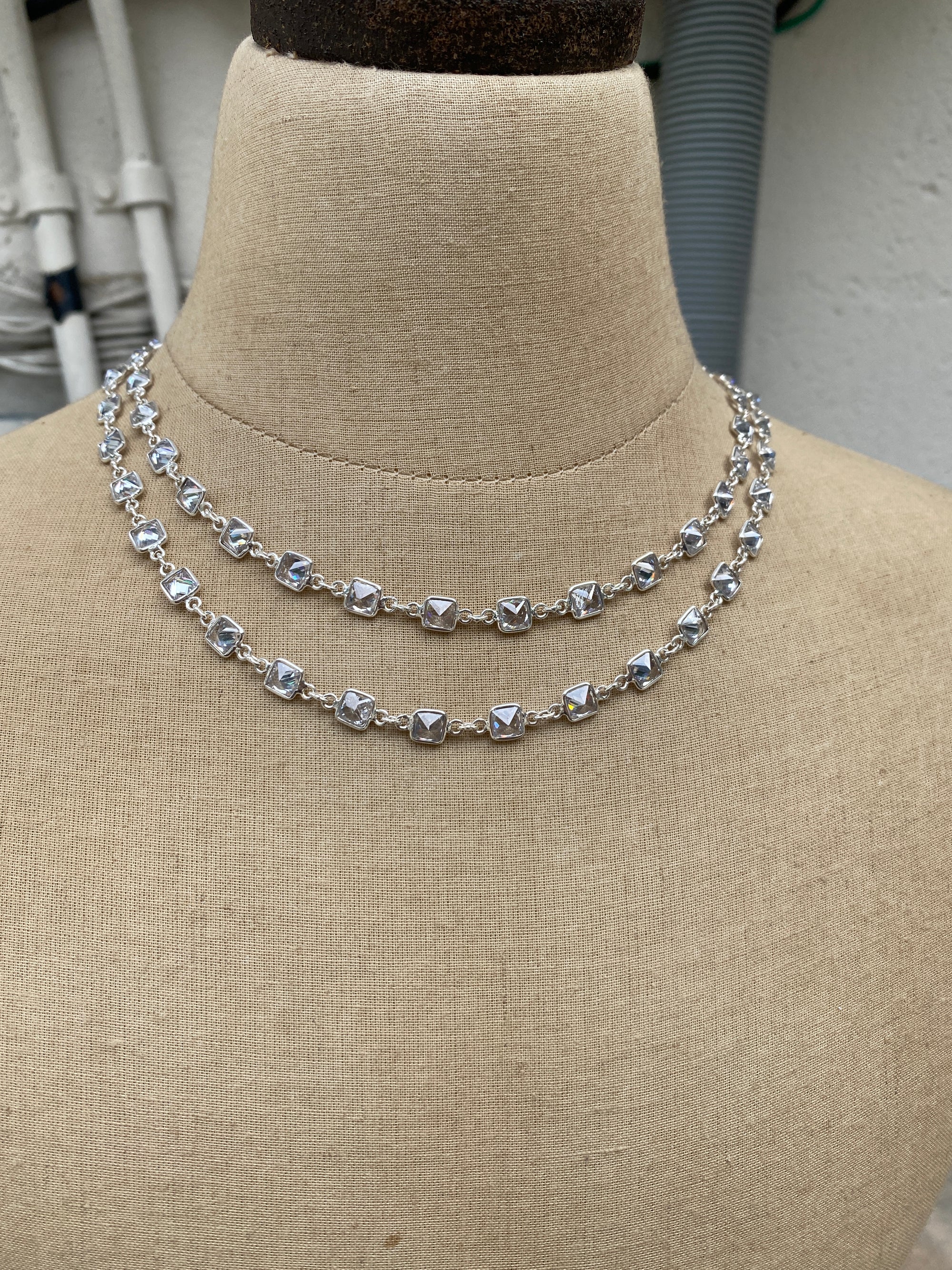 Double Row Shimmer Necklace