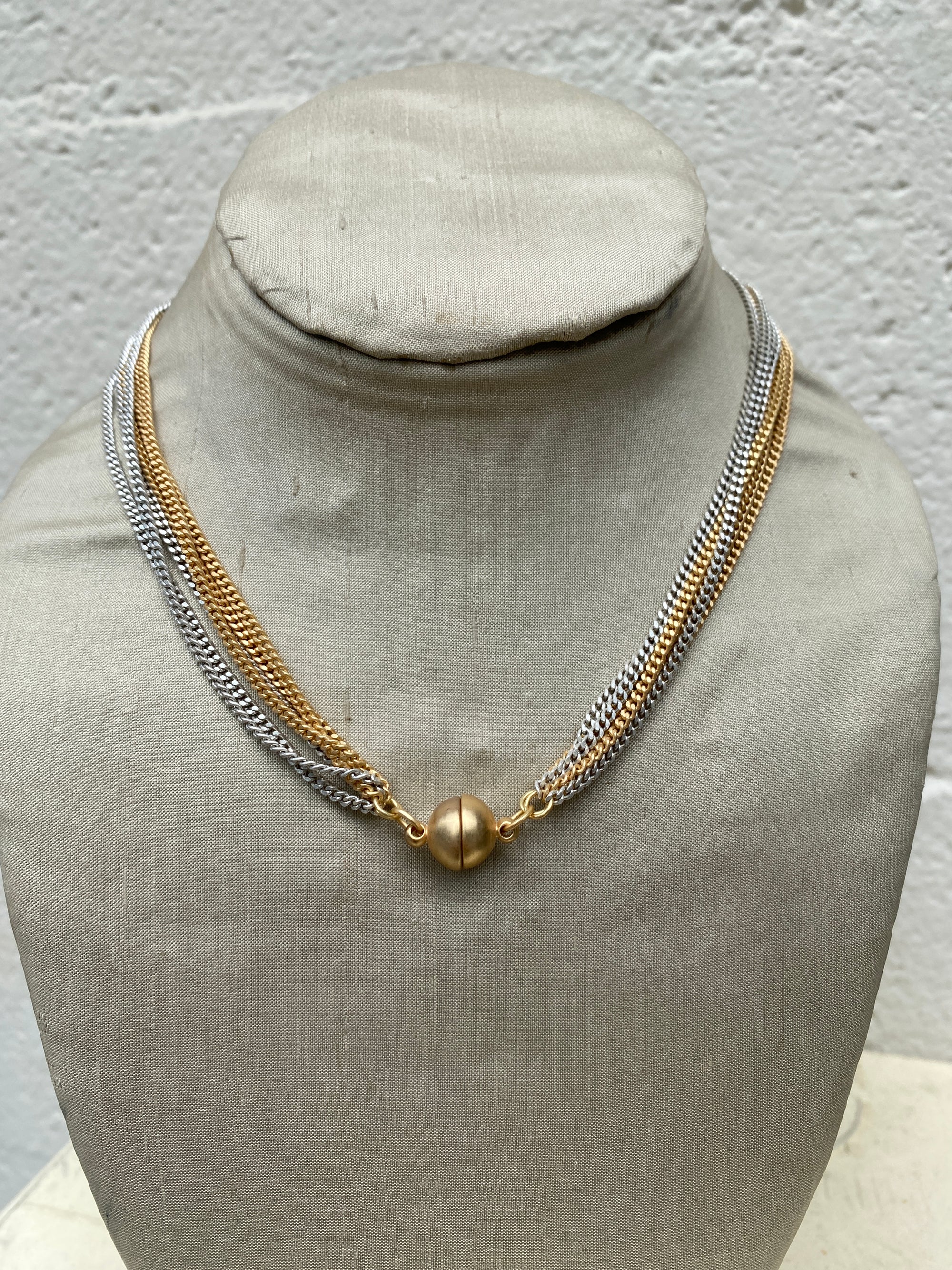Mixed Curb Necklace