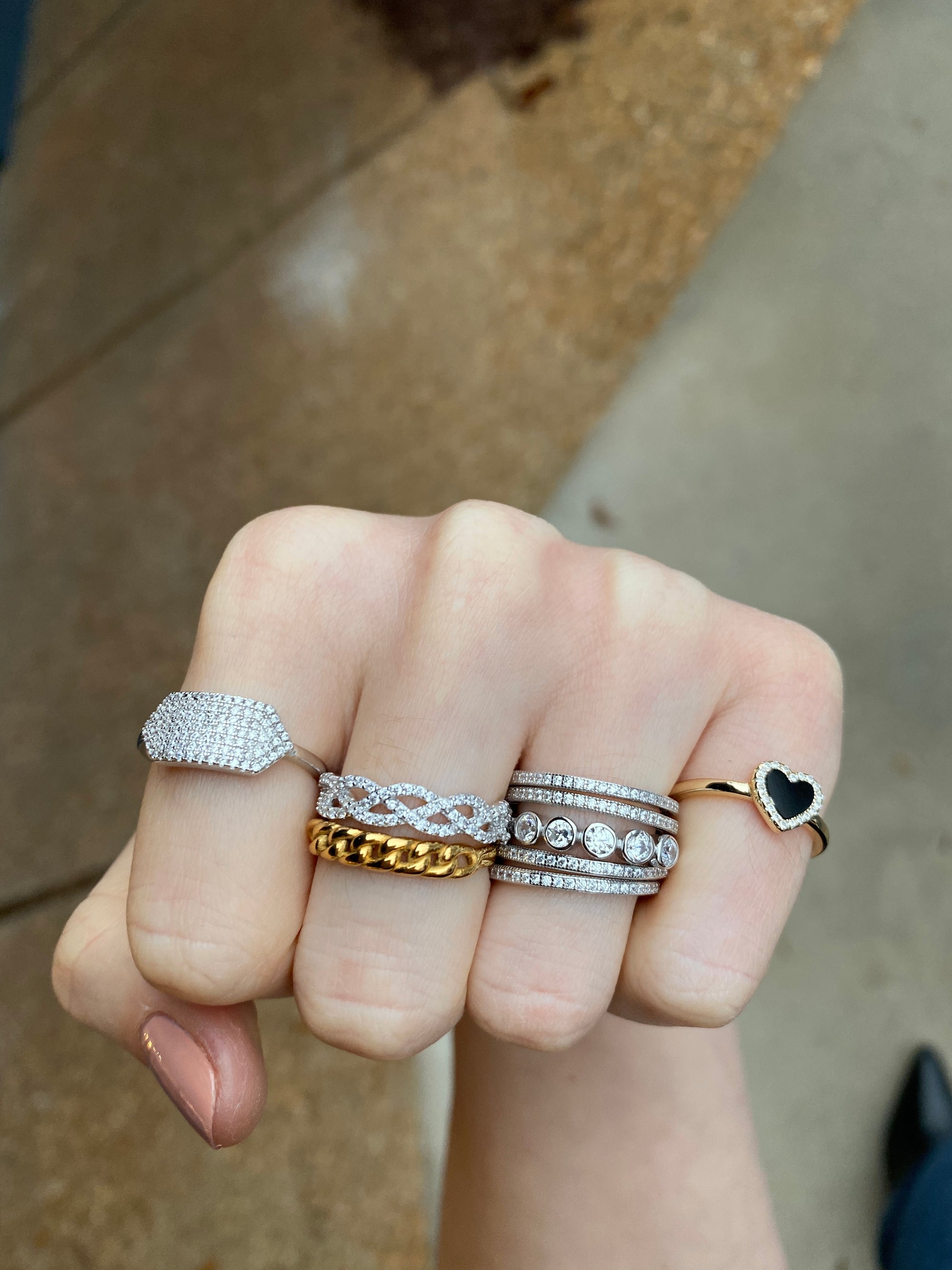 Cuban Chain Stacking Ring