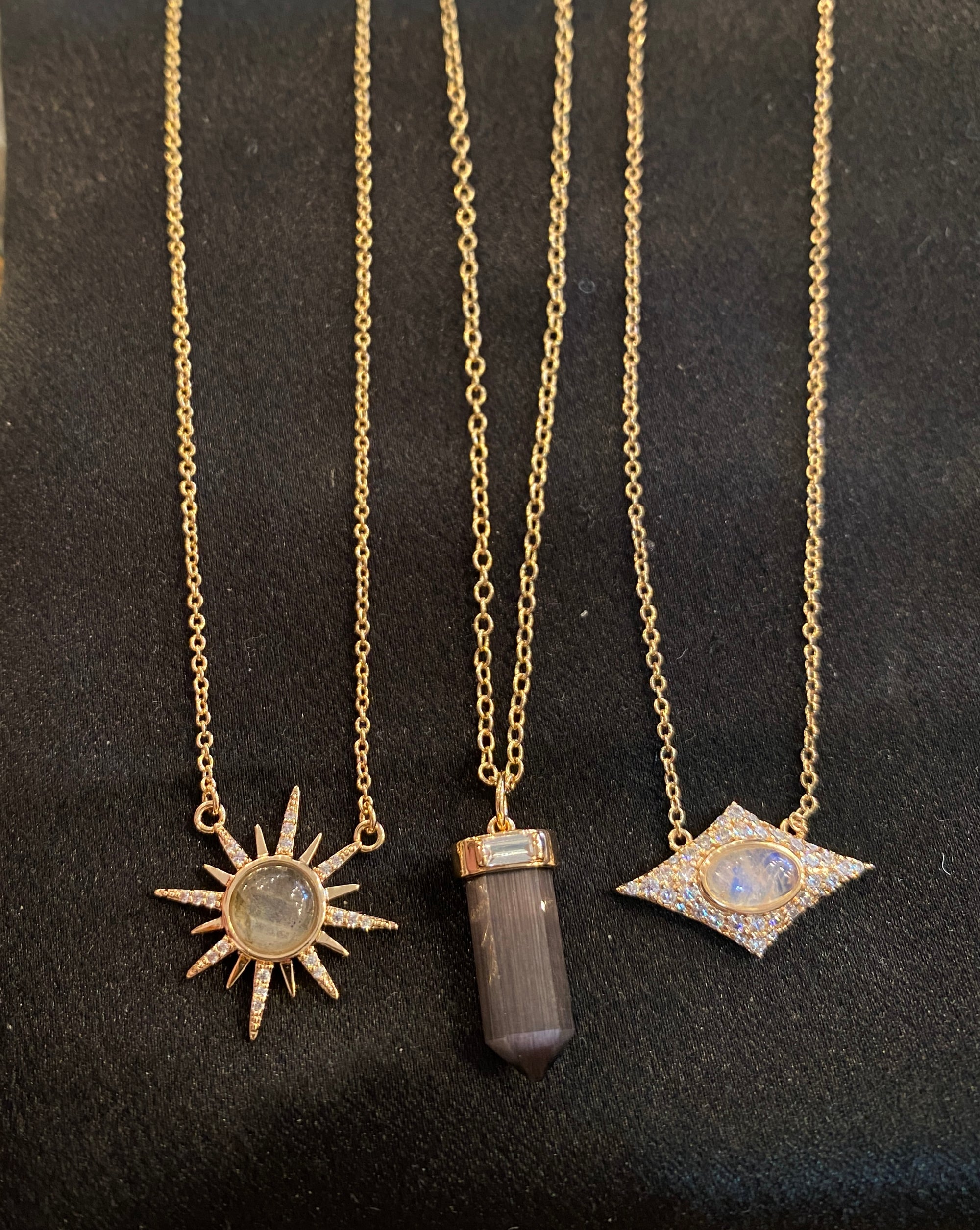 Labradorite Sunburst Necklace