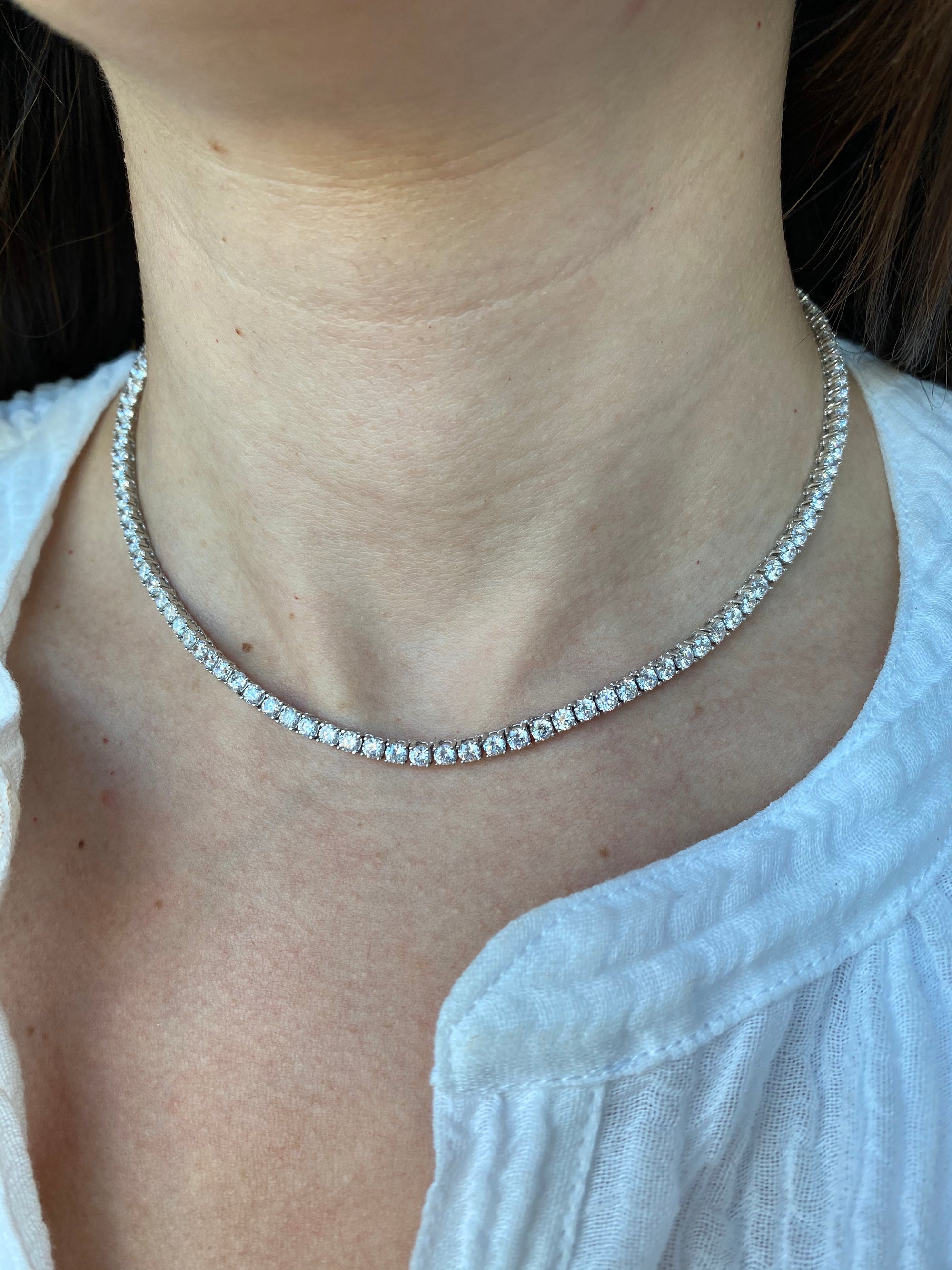 Classic Tennis Necklace