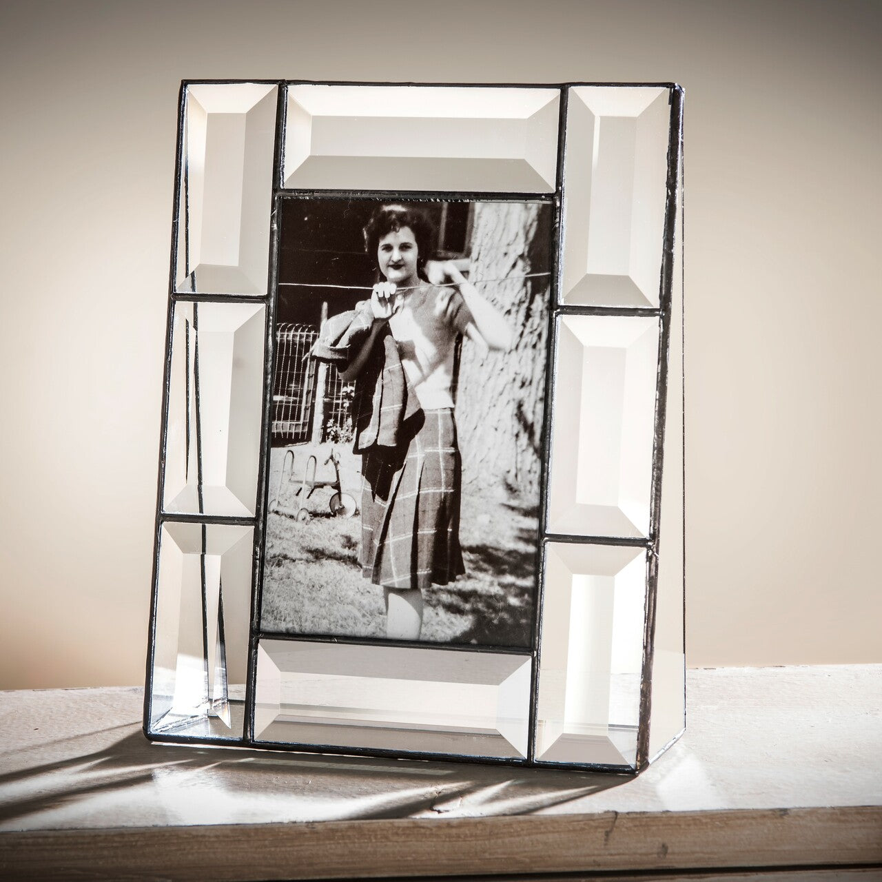 Beveled Glass Picture Frame: 4 x 6