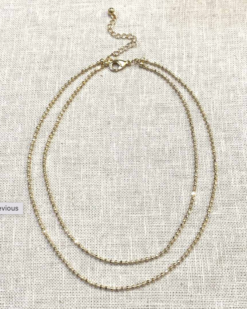 Nicola Double Chain Necklace