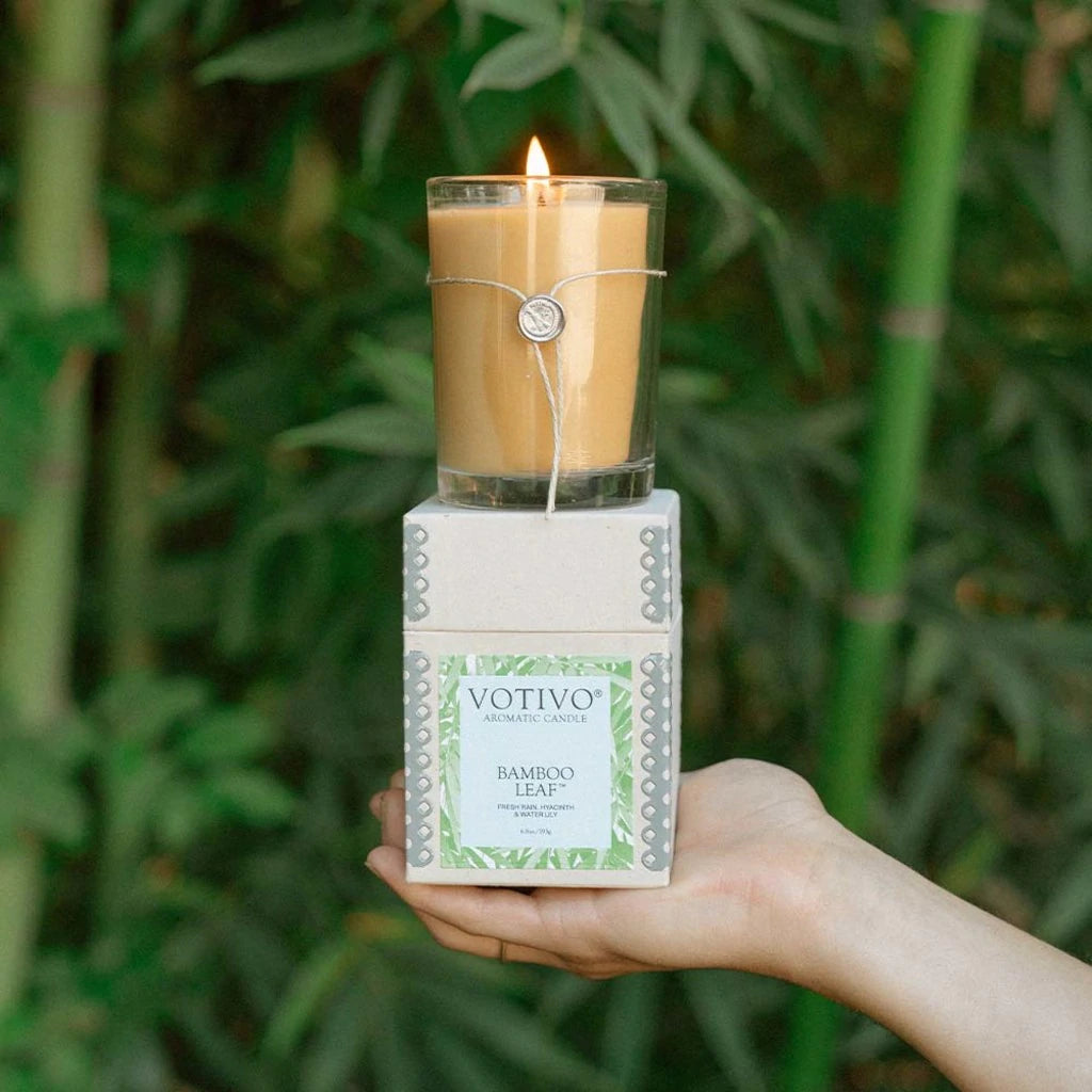 Votivo Bamboo Leaf Candle