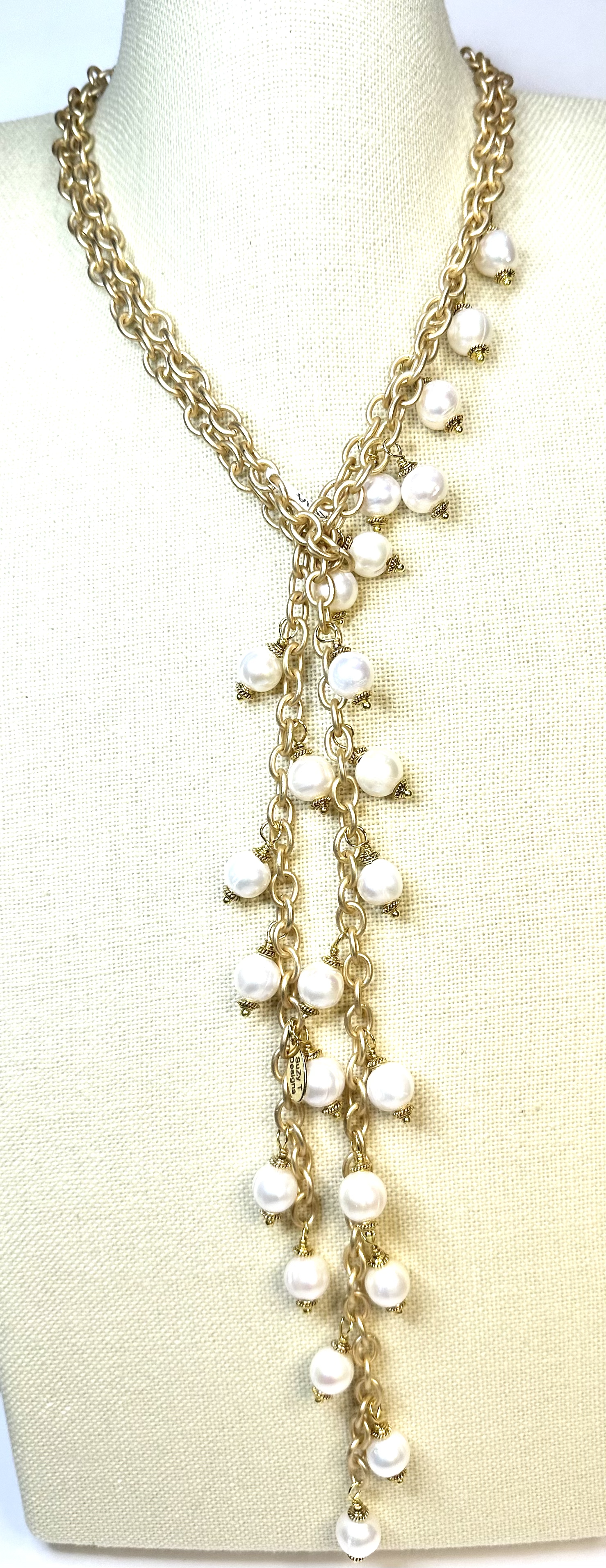 Fresh Water Pearl Lariat Necklace
