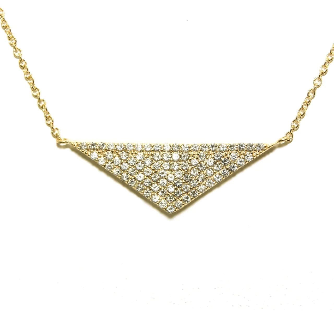 CZ Triangle Necklace