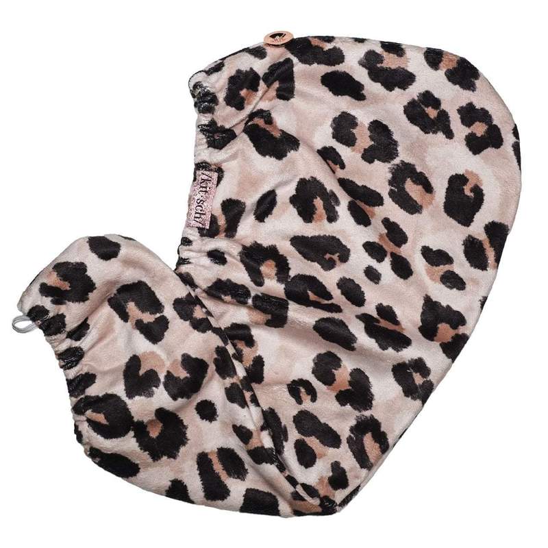 Microfiber Hair Towel - Leopard