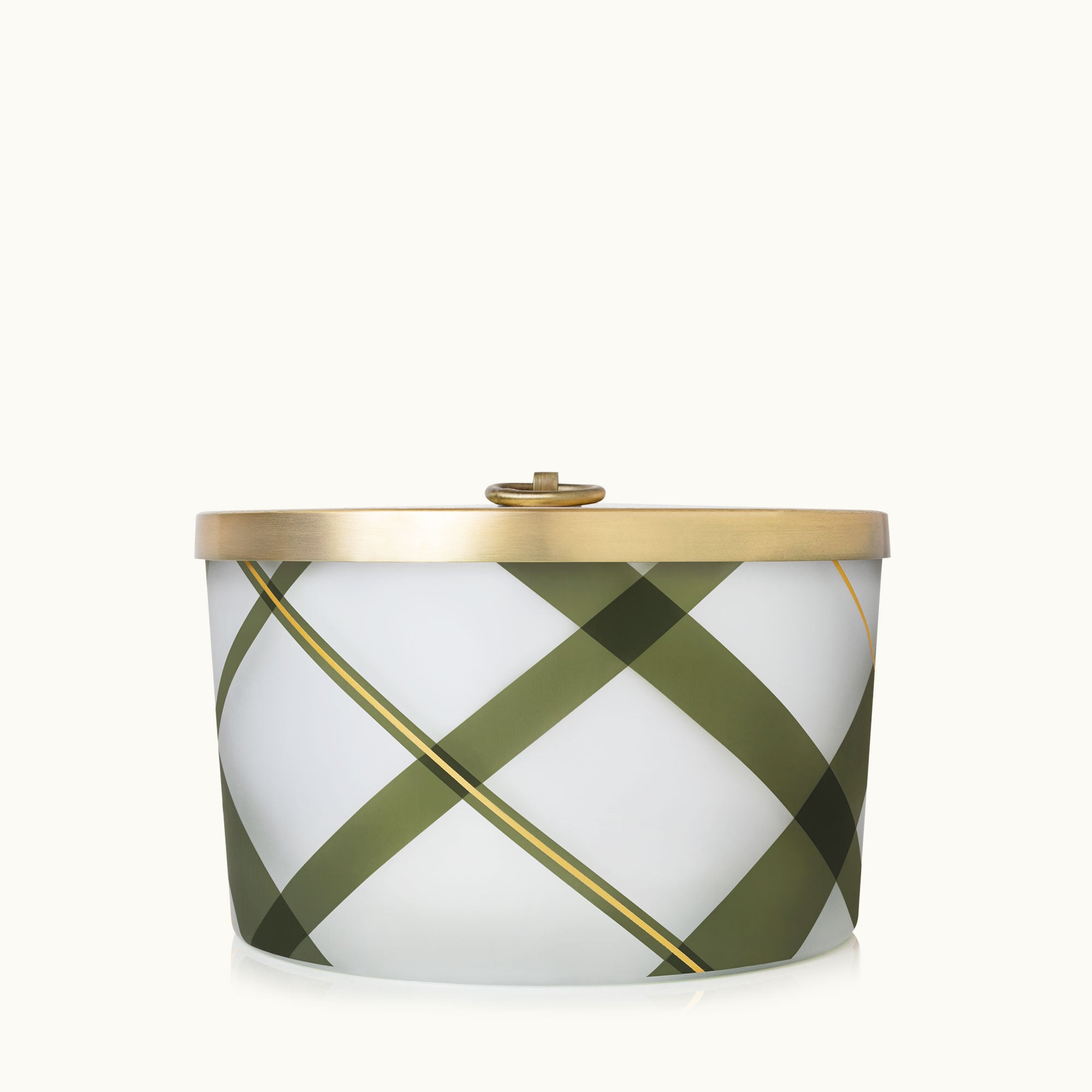 Frasier Fir Frosted Plaid Large Candle