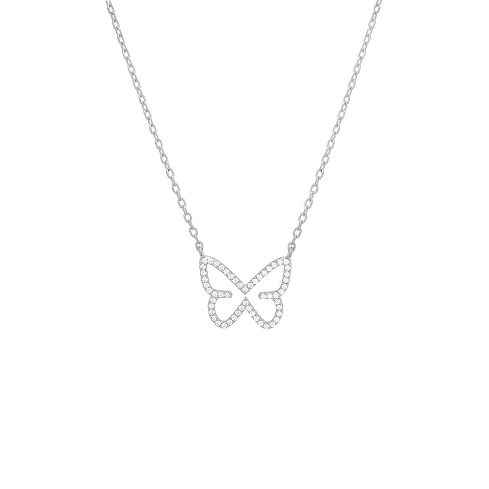 Open Butterfly Necklace