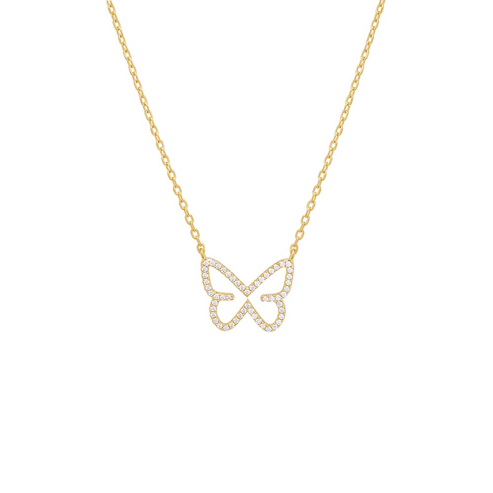 Open Butterfly Necklace