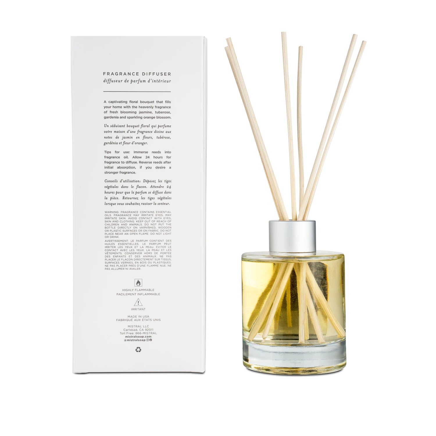 White Flowers Reed Diffuser